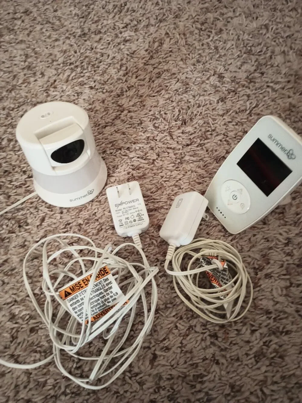 Video baby monitor set - Summer Infant